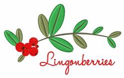 beginner-friendly lingonberrie machine embroidery pattern - Lingonberries for cute baby onesies