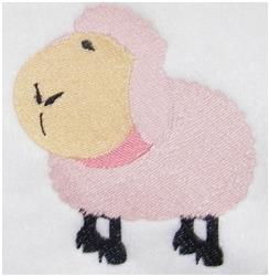 Little Lamb - 4x4 lamb detailed machine embroidery design perfect for Baby Blankets