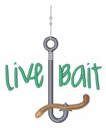 bait beginner-friendly machine embroidery - Live Bait perfect for kitchen tea towels