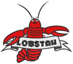 Lobstah - 5x7 lobstah detailed machine embroidery design perfect for Bridal Sashes