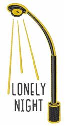 Lonely Night - 5x7 night beginner-friendly embroidery design for decorative pillow covers
