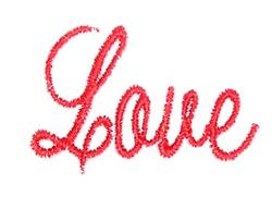 quick stitch valentine love machine embroidery pattern - Love for reusable tote bags