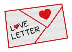 Colorful envelope with hearts featuring 'LOVE LETTER' in black, perfect for Valentine’s Day.