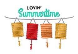 detailed easter summertime machine embroidery pattern - Lovin Summertime for festive table runners