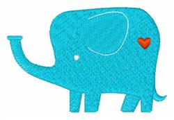 heart beginner-friendly machine embroidery - Loving Elephant for decorative pillow covers