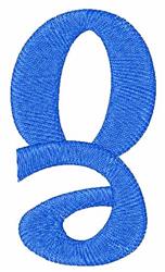 case quick stitch machine embroidery - Lower Case g perfect for cute baby onesies