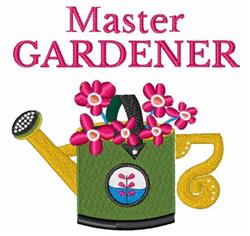 Master Gardener - 4x4 gardener detailed embroidery design for Kids Clothing