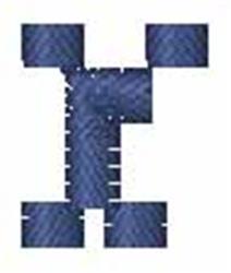 case quick stitch machine embroidery - Matrix Lower Case r for decorative pillow covers
