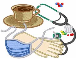 supply detailed machine digital embroidery - Med Supply perfect for Coffee Mugs