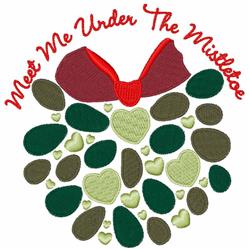 detailed christmas meet machine embroidery pattern - Meet Me perfect for Gift Wrap