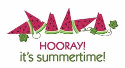 Melony Summer - 5x7 leaf beginner-friendly embroidery design for Picnic Blankets