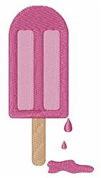 Melting Popsicle - 4x4 popsicle beginner-friendly embroidery design for kitchen tea towels