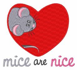 heart beginner-friendly machine embroidery - Mice Are Nice for reusable tote bags