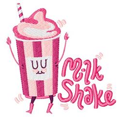 Milk Shake - 4x4 shake detailed machine embroidery design for decorative pillow covers