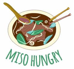 Miso Hungry - 5x7 hungry detailed machine embroidery design perfect for Sailing Gear
