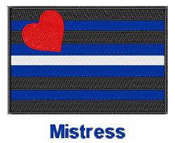 Mistress - 4x4 heart detailed machine embroidery design perfect for reusable tote bags