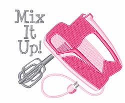 Mix It Up - 4x4 mix detailed machine embroidery design perfect for kitchen tea towels