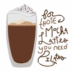 latte detailed machine embroidery - Mocha Lattes perfect for decorative pillow covers