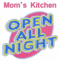 Moms Kitchen - 4x4 kitchen detailed machine embroidery design for kitchen tea towels