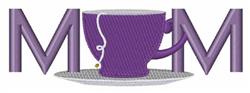Moms Tea - 5x7 tea beginner-friendly machine embroidery design for kitchen tea towels