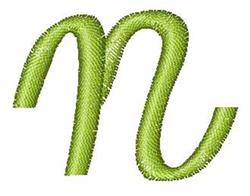 curl quick stitch machine embroidery - Monogram Curl n for decorative pillow covers