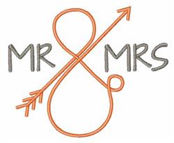heart beginner-friendly machine embroidery - Mr & Mrs perfect for kitchen aprons