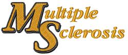 Multiple Sclerosis text in bold, modern typography features yellow letters with black outlines, emphasizing 'MS'.