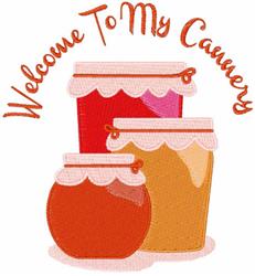 detailed cannery machine embroidery pattern - My Cannery perfect for kitchen aprons