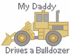detailed cross machine digital embroidery pattern - My Daddy perfect for Blankets