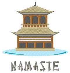 detailed easter namaste machine embroidery pattern - Namaste for reusable tote bags
