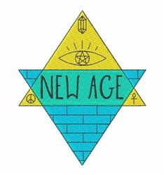 detailed cross machine embroidery pattern - New Age perfect for kitchen tea towels