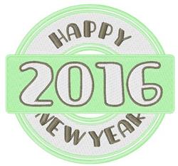 New Year 2016 - 5x7 2016 detailed machine embroidery design for cute baby onesies