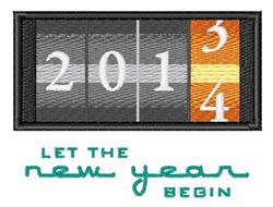 New Year Begin - 4x4 begin detailed embroidery design for decorative pillow covers