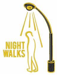 walk beginner-friendly machine embroidery - Night Walks perfect for kitchen aprons