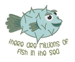 fish? detailed machine embroidery - Not Enough Fish? perfect for reusable tote bags
