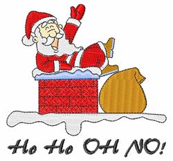 detailed winter Santa Claus machine embroidery pattern - Oh No for decorative pillow covers