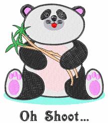 detailed bear machine embroidery pattern - Oh Shoot perfect for kitchen tea towels