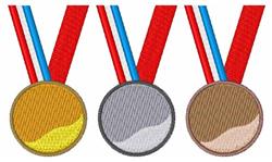 Olympic Medals - 5x7 medal detailed machine embroidery design for kitchen aprons