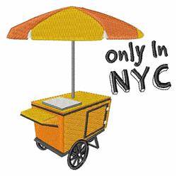 Only In NYC - 4x4 puppy dog detailed machine embroidery design for kitchen tea towels