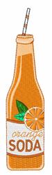 soda beginner-friendly machine embroidery - Orange Soda for decorative pillow covers