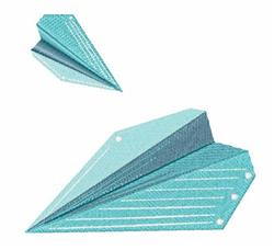 detailed origami machine embroidery pattern - Origami perfect for Kids Shirts