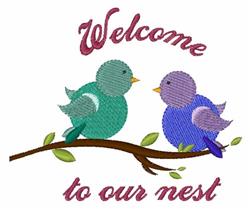 tree detailed machine digital embroidery - Our Nest perfect for patchwork quilt blocks