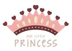 prince detailed machine embroidery - Our Princess perfect for decorative pillow covers