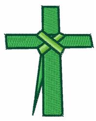 beginner-friendly easter leaf machine embroidery pattern - Palm Leaf Cross for Womens History Month Merchandise
