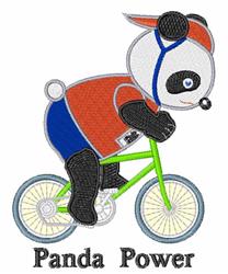 bear detailed machine embroidery - Panda Power perfect for decorative pillow covers