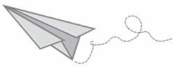 Paper Plane - 5x7 plane beginner-friendly embroidery design for decorative pillow covers