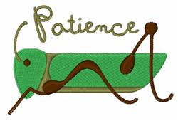 beginner-friendly grasshopper machine embroidery pattern - Patience Grasshopper for decorative pillow covers