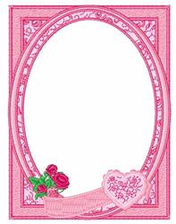 Pink Rose Frame