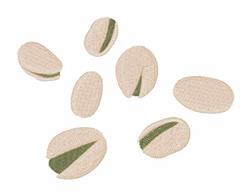 pistachio beginner-friendly machine embroidery - Pistachios for decorative pillow covers