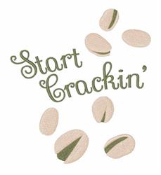 Pistachios - 4x4 pistachio beginner-friendly embroidery design for Dance Bags